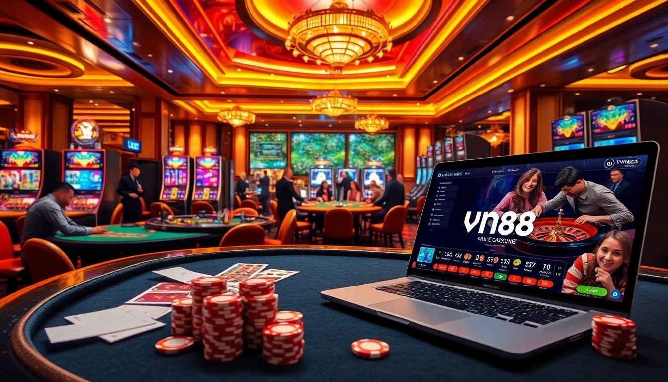 Experience the ultimate gaming thrill with VN88, where vibrant casino action and luxury converge.