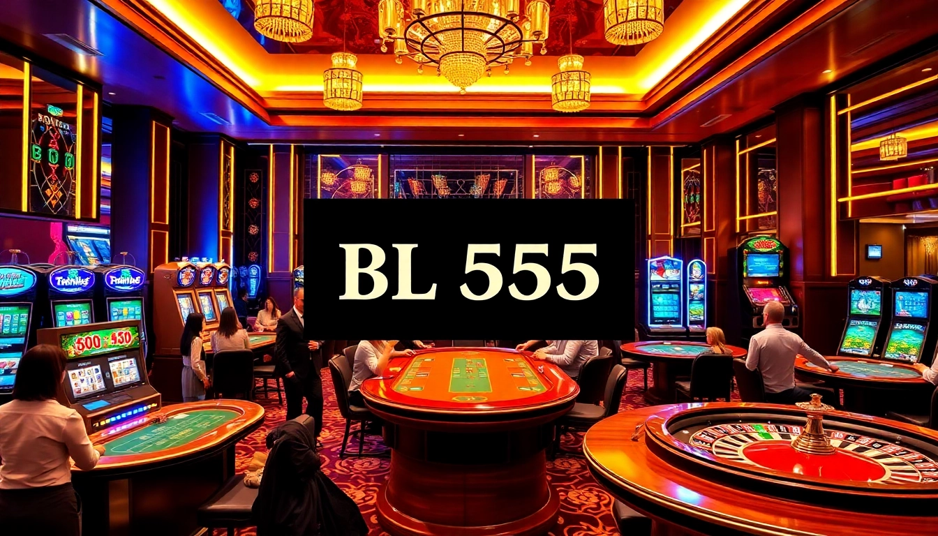 Trải nghiệm sự hồi hộp cao trong trò chơi tại BL555 với các bàn chơi sang trọng và máy slot rực rỡ.
