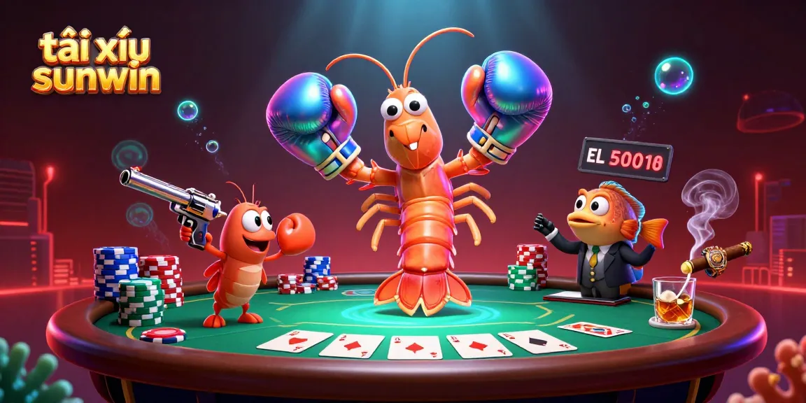 Engage in thrilling tài xỉu sunwin excitement with colorful characters and lively casino elements.