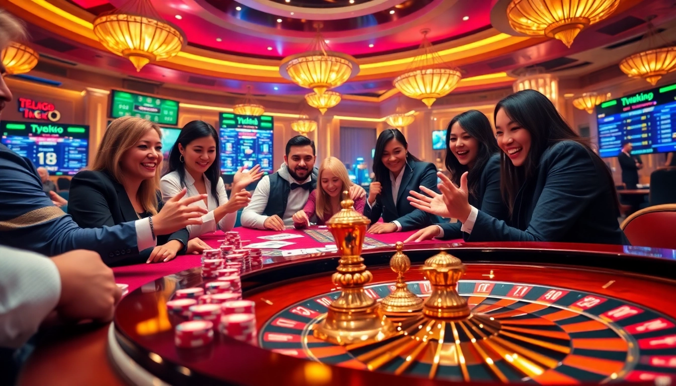 Experience the excitement of strategic betting with Tylekeo at a luxury casino table.