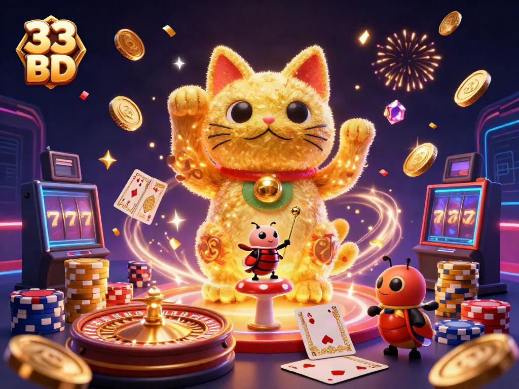 Engage in thrilling gaming fun at 33 BD with vibrant slots, lucky charms, and festive energy.