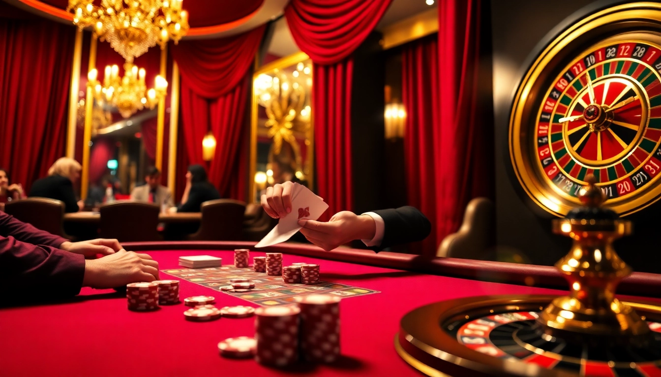 Poker players strategizing at 8kbettt.co's luxurious poker table, highlighting excitement and professional gameplay.