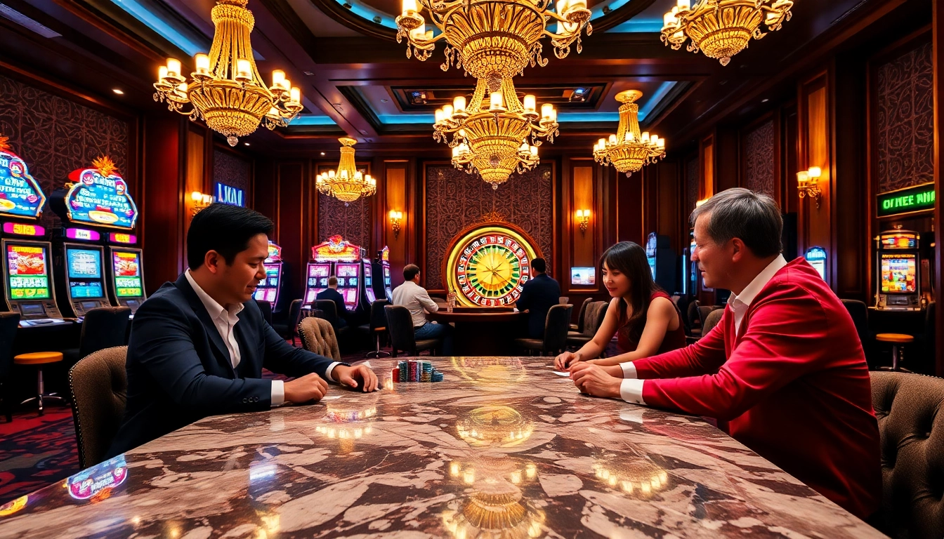 Experience thrilling gameplay at s8 com with a vibrant casino scene featuring poker chips and a roulette wheel.