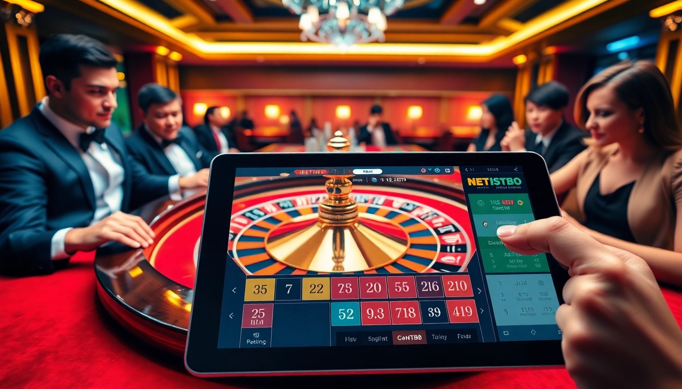 Experience thrilling roulette gameplay at https://net88.wtf/ with players immersed in luxury and excitement.