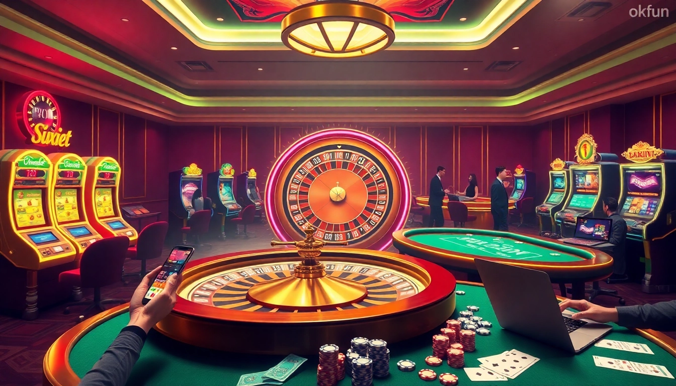 Experience thrilling online gambling at https://okfun.cn.com/ with vibrant casino visuals and engaging gameplay.