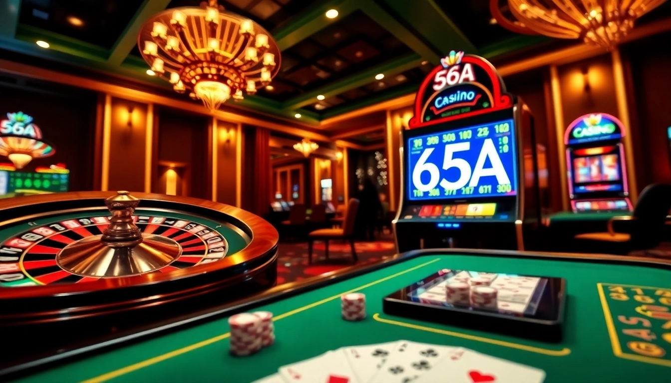 Experience the thrill of winning at 65A with exciting casino games and vibrant environments.