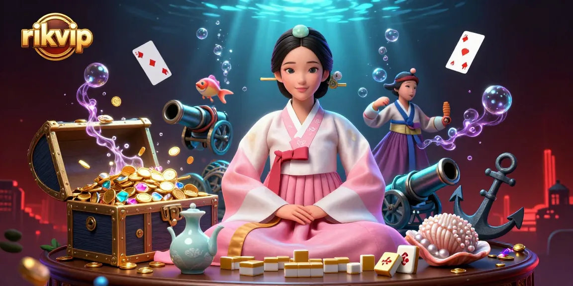 Join the excitement at rikvip with stunning visuals of the elegant Asian woman and thrilling casino elements.