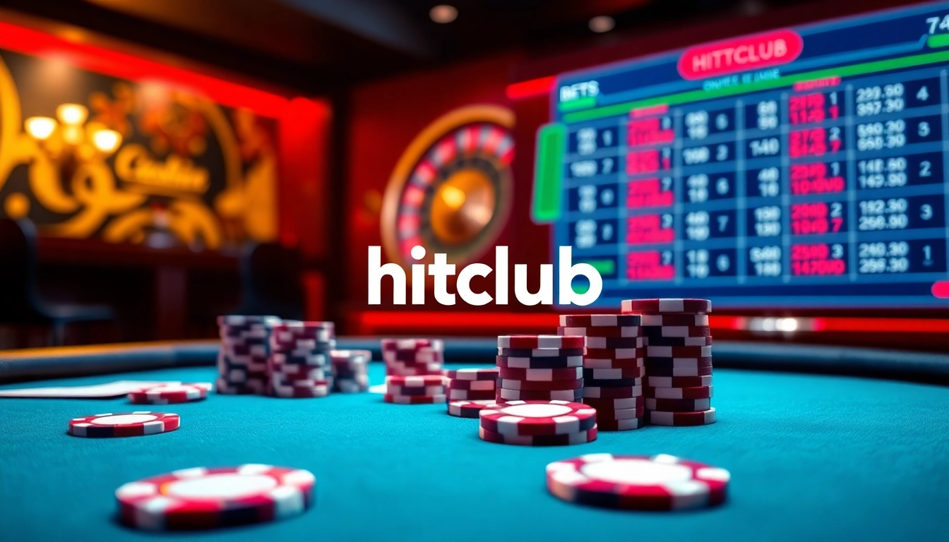 Experience thrilling gameplay at hitclub with vibrant casino tables and engaging betting visuals.