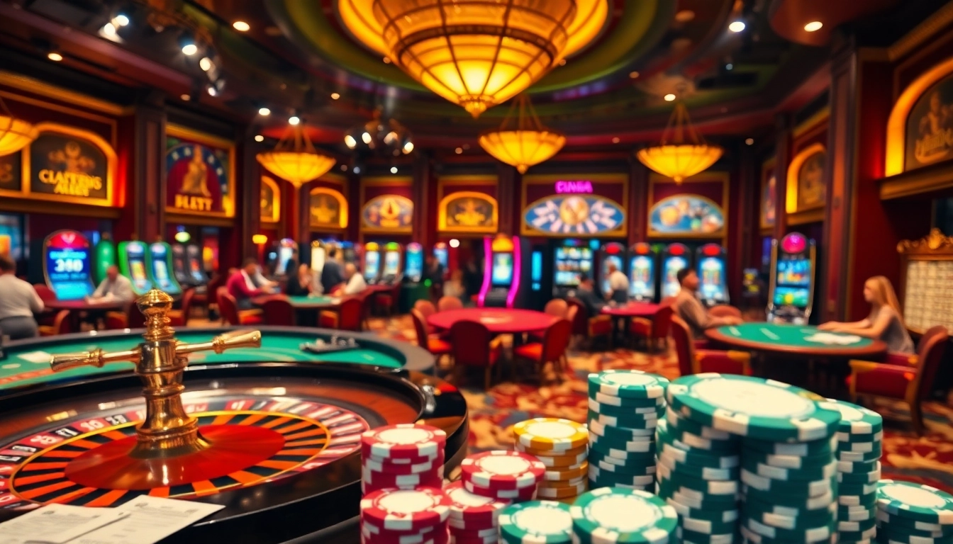 Experience the thrill of luck8 at a bustling roulette table with vibrant chips and players.