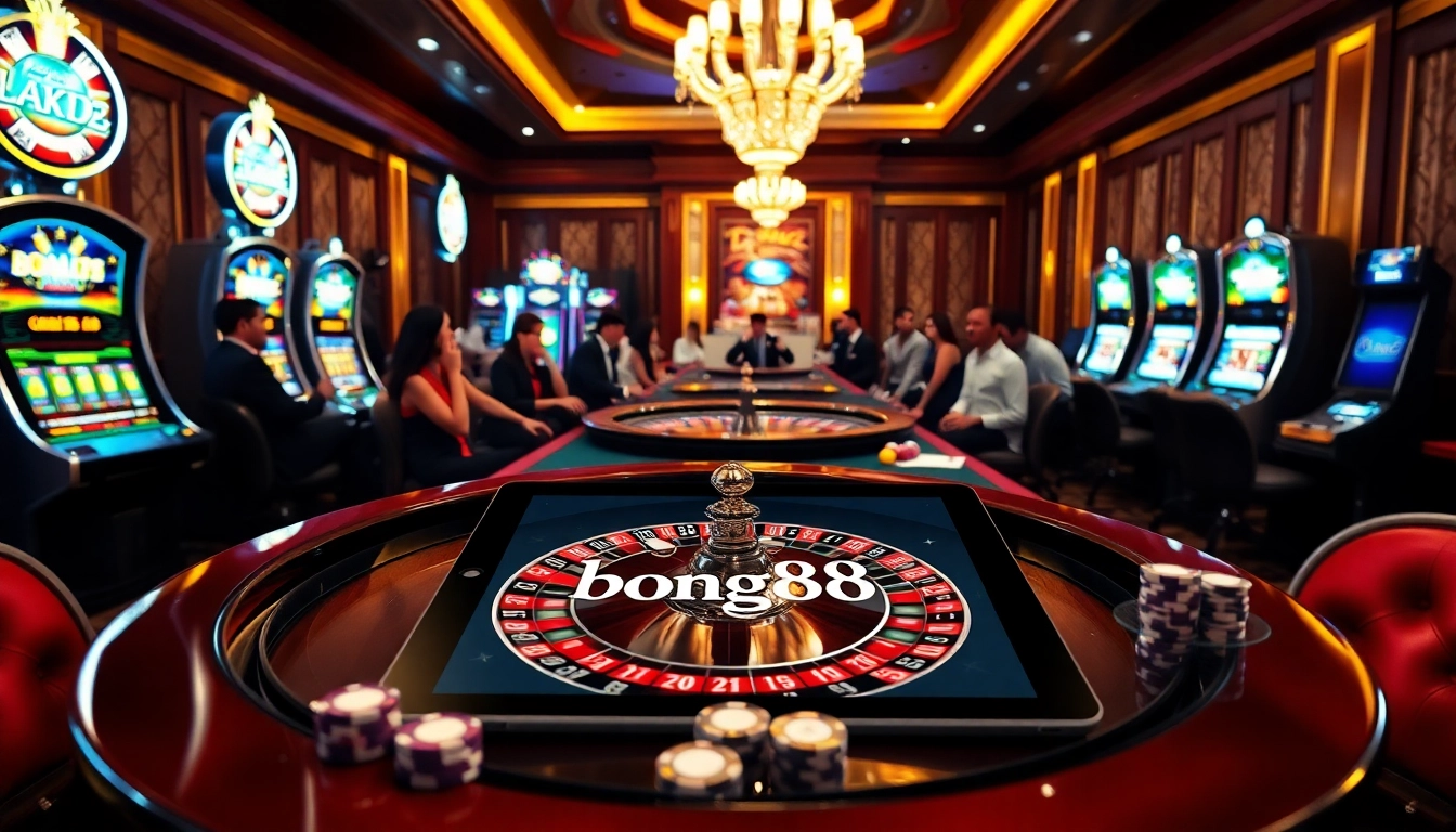 Experience the excitement of gambling at bong88 with vibrant tables and thrilling games.