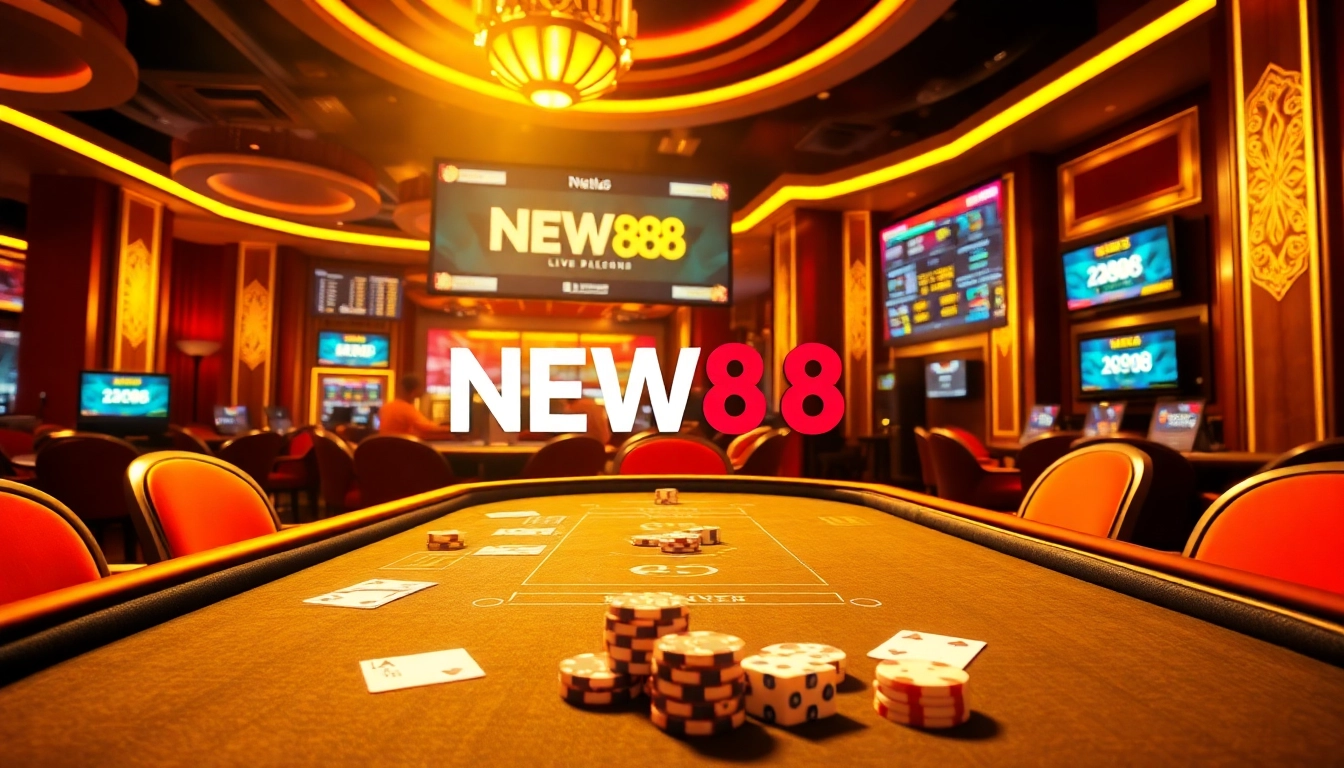 Experience the luxury of NEW88 casino games with vibrant tables and dynamic action.