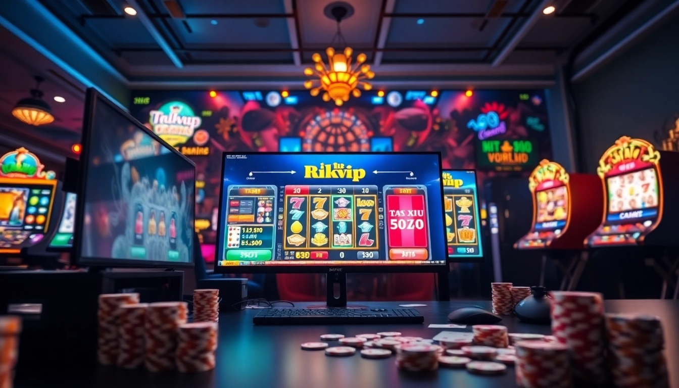 Experience the excitement of rikvip gaming with vibrant interfaces and virtual rewards.