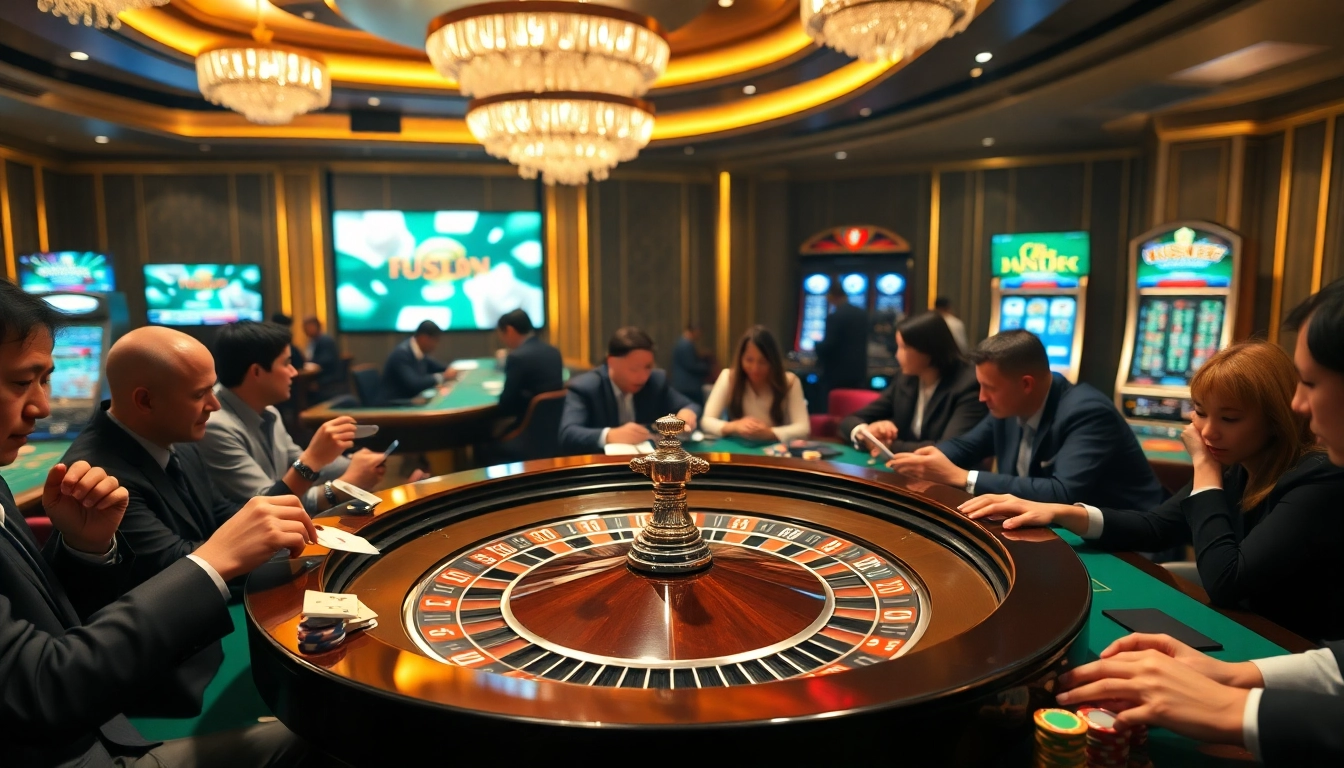 Experience thrilling bets at https://www.sclub88.bet/ with vibrant casino tables and eager players.