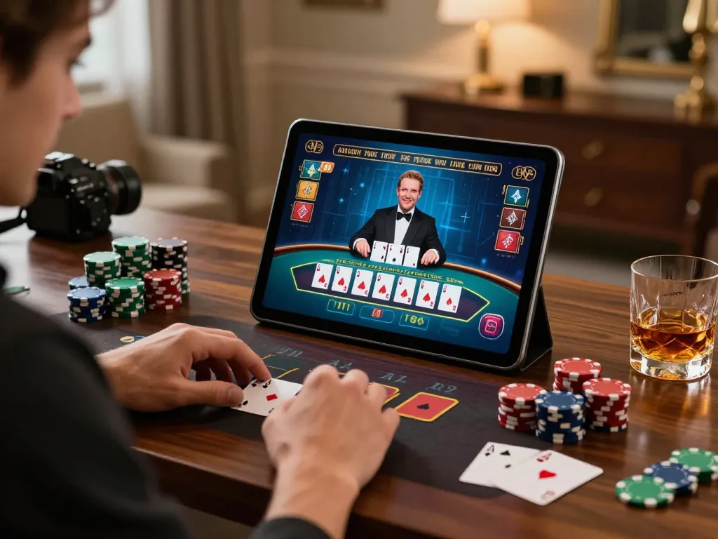 Experience thrilling gameplay on https://xo88.farm/ with engaging live blackjack action in a stylish home setting