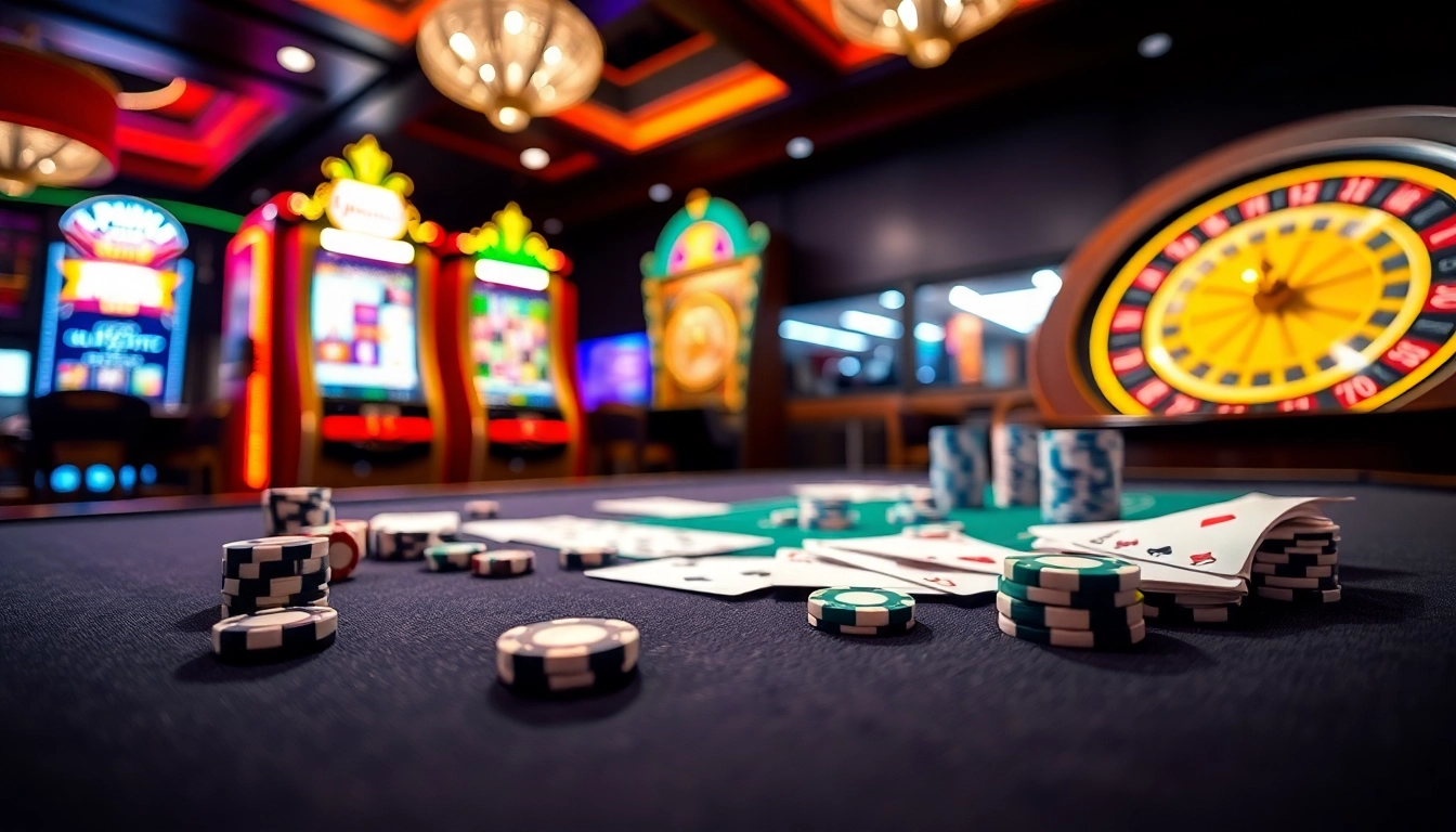 Experience the thrill of online gaming at Hay88 with exciting casino tables and vibrant slot machines.