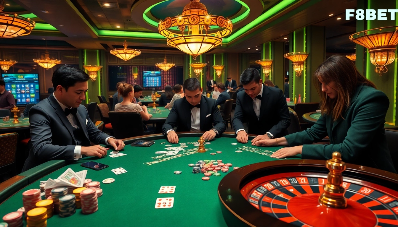 Engage in thrilling gameplay at https://f8bet.net.in/ with vibrant casino tables and exciting action.