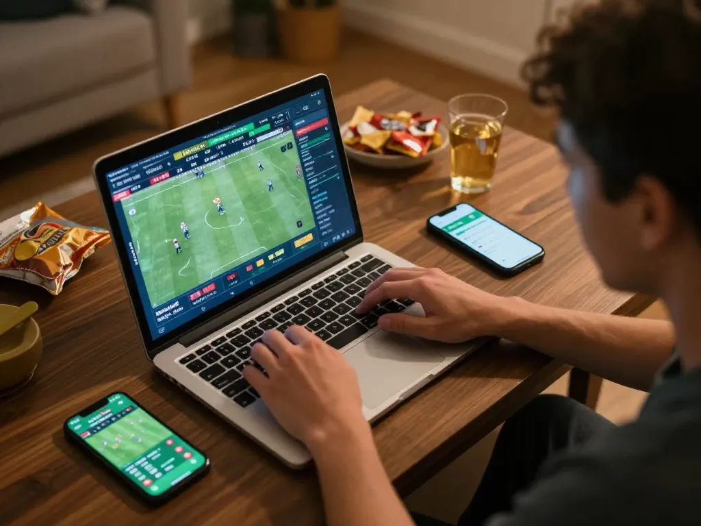 Place bets seamlessly with 789Club during exciting sports matches at home.