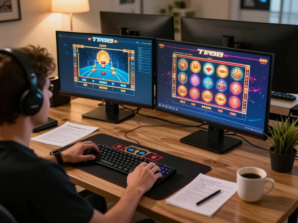 Experience seamless gaming at https://tr88.golf/ with engaging live dealer action in a cozy home setup.