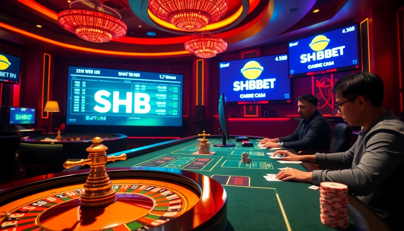 Table games and online interface showcasing SHBET lừa đảo không, emphasizing trust in gambling.