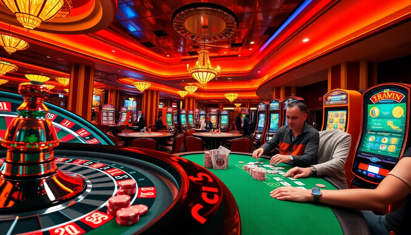 Engaging players in a luxurious casino setting featuring chips and cards at https://www.eejl33.com/.