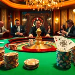 Experience the excitement of https://28bet.gr.com/ with gamblers at a luxurious roulette table.