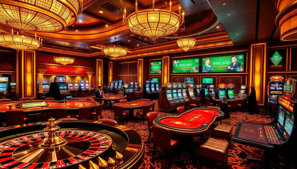 Experience the excitement of the casino with MV66 gaming tables and slot machines.