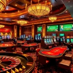 Experience the excitement of the casino with MV66 gaming tables and slot machines.
