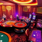 Experience the thrill of betting at KJC with luxurious roulette and poker tables.