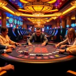 Experience high-stakes poker action at https://mb66.golf/ with colorful chips and intense game moments.