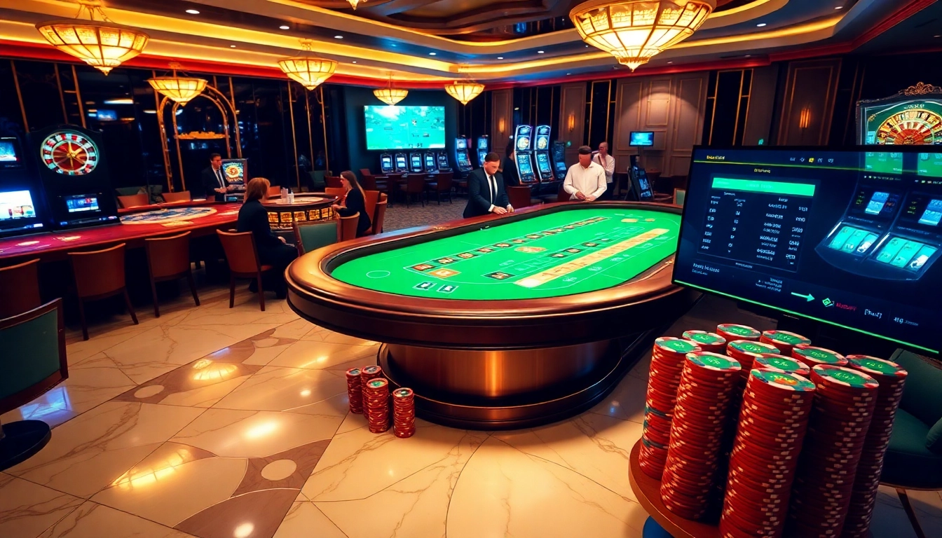 Experience the thrill of red88.hot with players engaging in baccarat at a luxurious casino table.