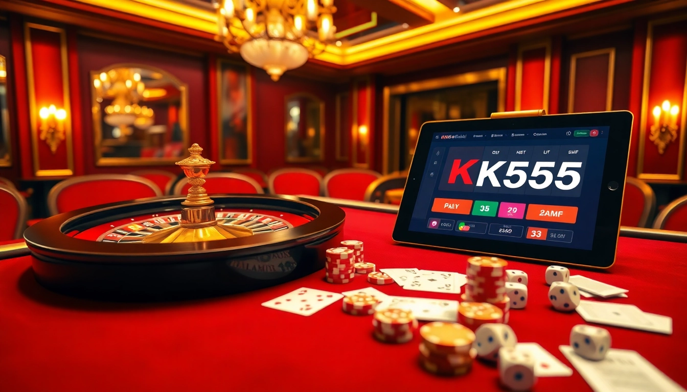 Viva a emoção do jogo em https://kk55.global/, com mesas de pôquer vibrantes e uma roleta envolvente.
