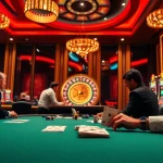 Engaged players at the tr88 casino table reveal their cards in an exciting poker game.