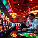 Engaging players at xổ số xn88 lottery gaming interface with vibrant colors and luxury elements.