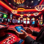 Experiencing the thrill of gambling at Fb88 with roulette and poker chips in luxury.