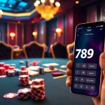 Engaging gamblers with 789P at a vibrant casino table featuring poker chips and roulette wheel.