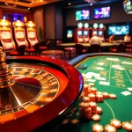 Engage in thrilling games at https://nk88net.com/ with vibrant casino visuals showcasing roulette, poker, and slots.