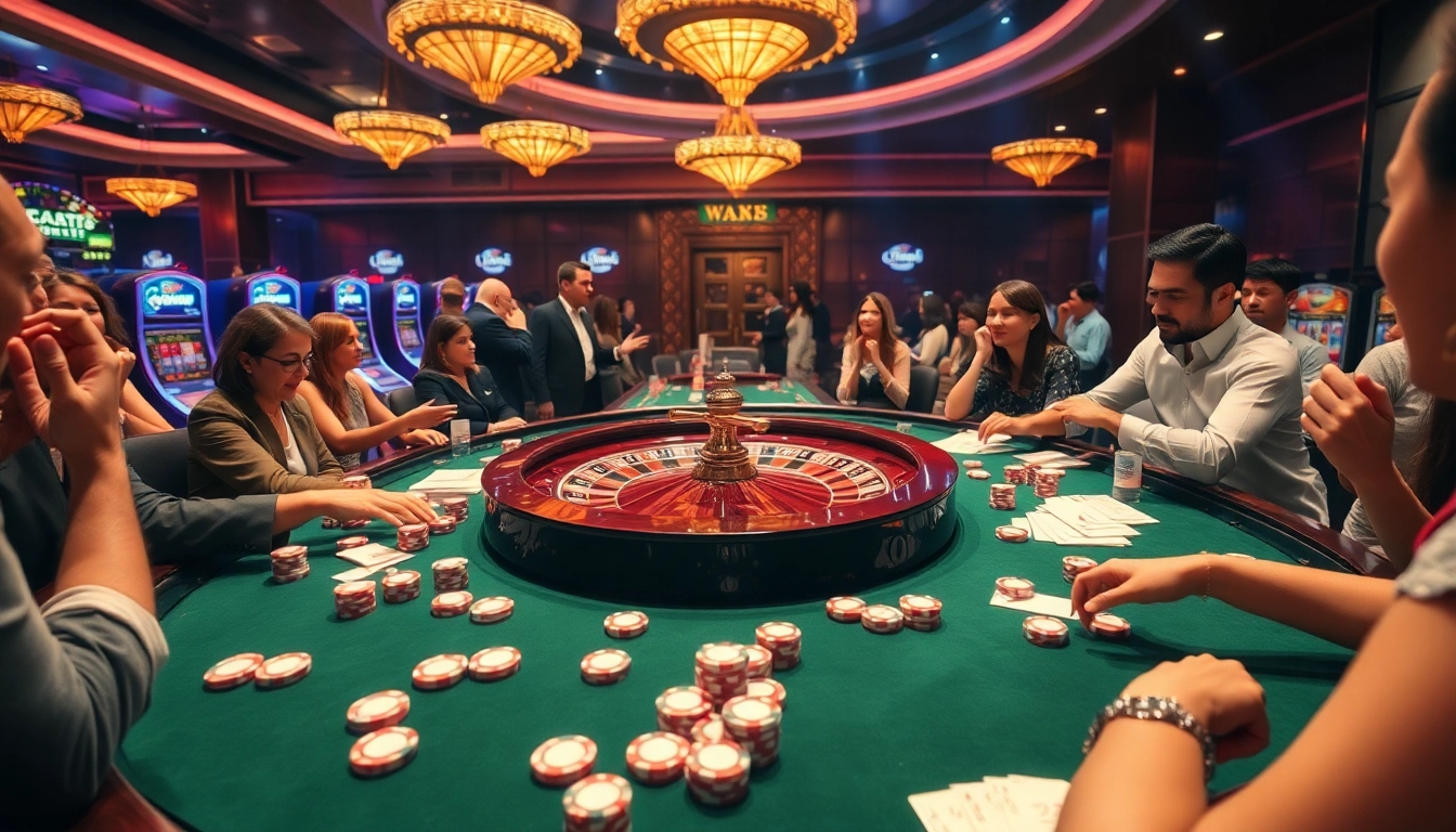 Experience dynamic gaming at loto188.gb.net with an exciting roulette scene showcasing intense gambling action.