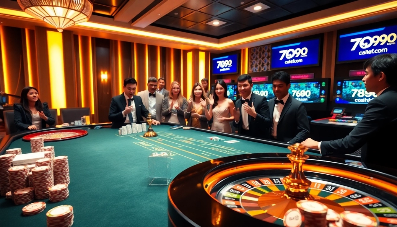 Experience the excitement of casino games with 789f com, featuring vibrant roulette and poker action.