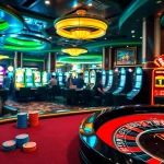 Experience the vibrant atmosphere of gambling at https://hu88u.com/ with luxury casino elements.