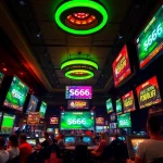 Engaging online betting experience at S666.nyc with vibrant casino games and sports betting scenes.