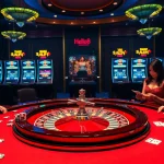 Experience vibrant gambling excitement at hello88 with luxurious casino elements like roulette, cards, and chips.