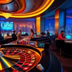Experience the excitement of gaming at SV66 com with vibrant casino visuals including poker chips and roulette.