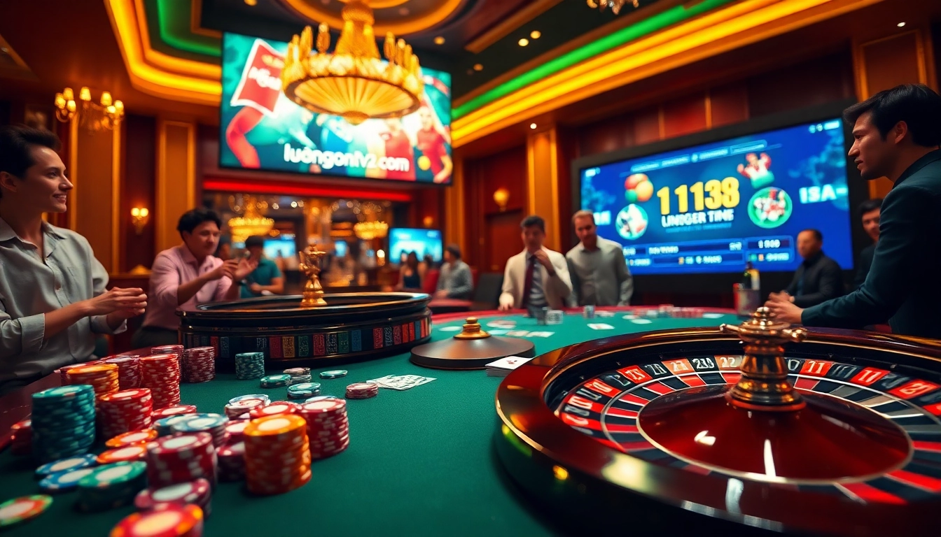 Engaging scene showcasing vibrant casino gaming elements and details from https://luongsontv23.com/.