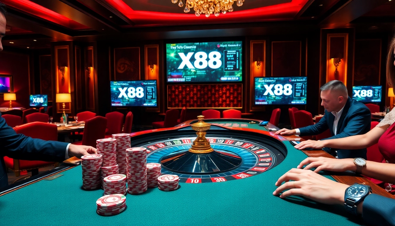 View exhilarating gameplay at https://x88.law/, where roulette and poker excitement unfolds.