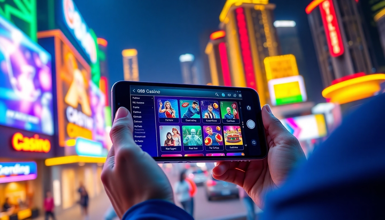 Interactive G88 Casino gaming interface showcasing vibrant colors and exciting game options