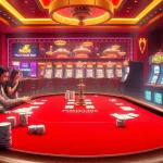 Winning moment at nk88 bet featuring an exciting poker table with players celebrating their success.