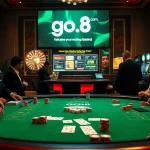 Experience thrilling casino action at go8.com with vibrant tables and professional players.